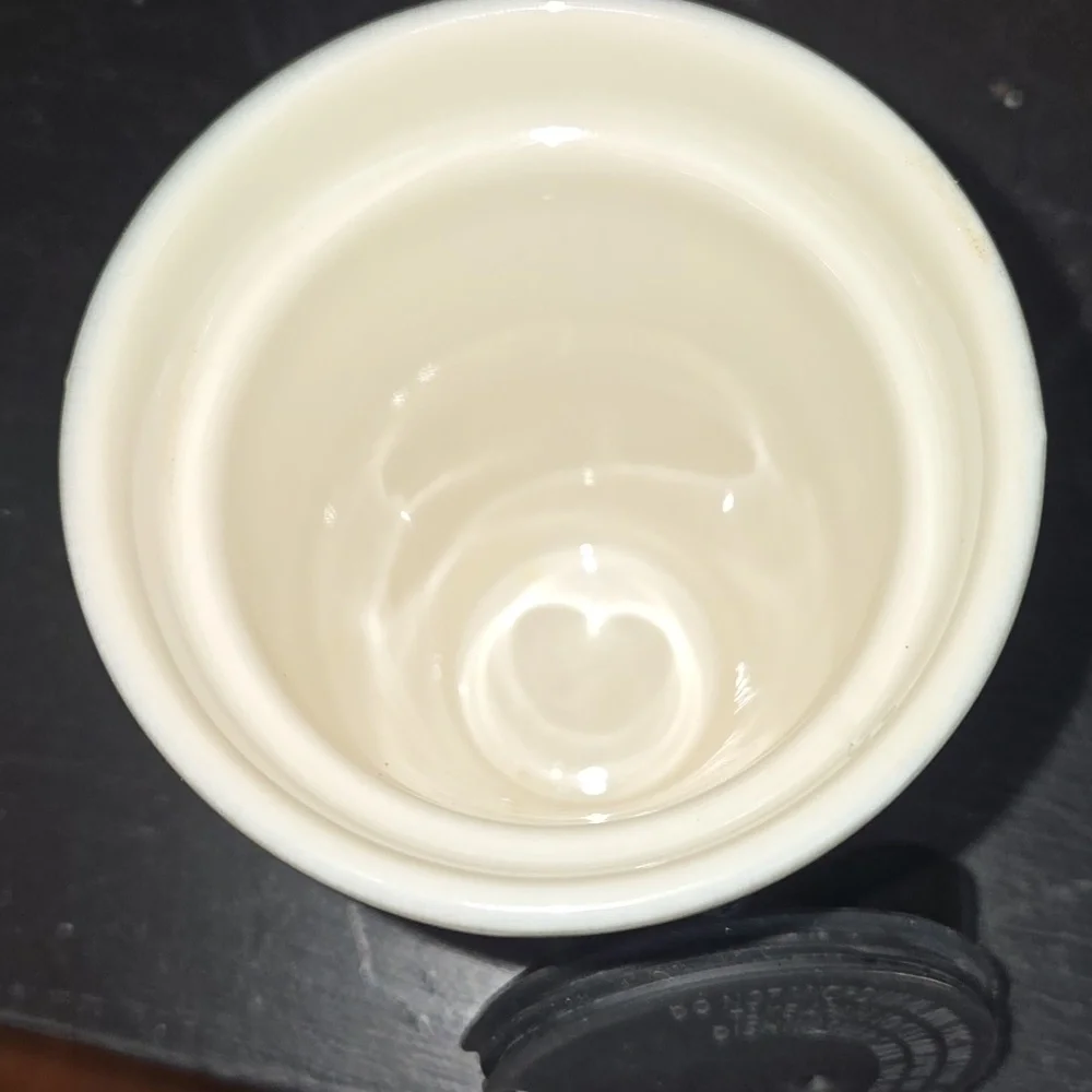 Starbucks Tumblers: Lot Of 2-Ceramic Gun Metal Siren Scale & Petunia Green